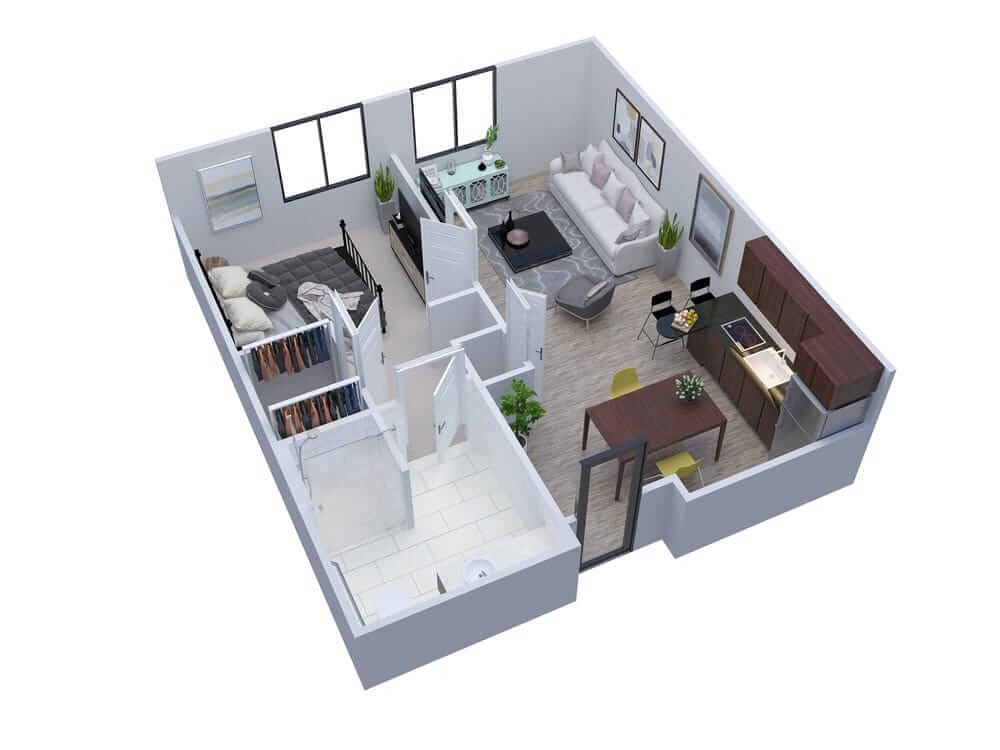 Southwestern floor plan